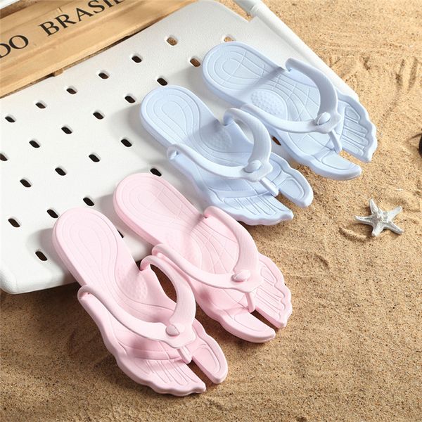 

women men summer fashion style sandals portable slippers beach travel slippers pantuflas terlik mans footwear 40ja30, Blue;gray