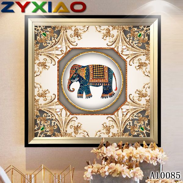 

мозаика home decor подарок животных слон цветок diy алмаз живопись вышивки крестом комплект горный хрусталь полный roundsquare алмаз вышивка