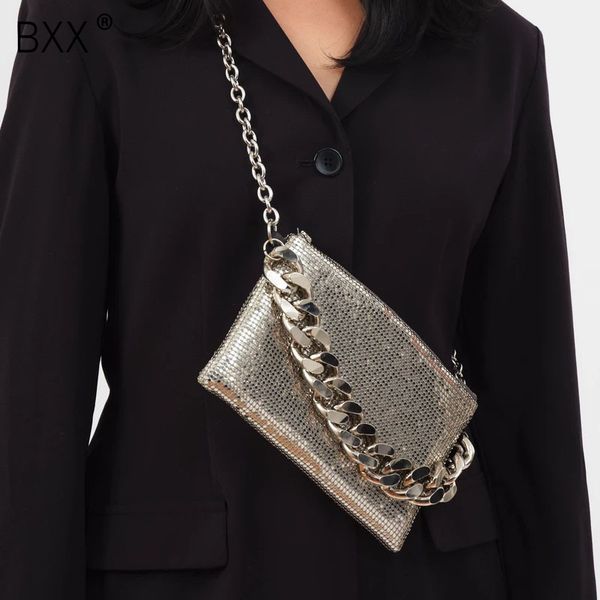 

bxx] crossbody сумки для женщин 2019 осень зима luxury блесток цепи пакет мода грудь сумка марка конструктора ручная сумка hj147