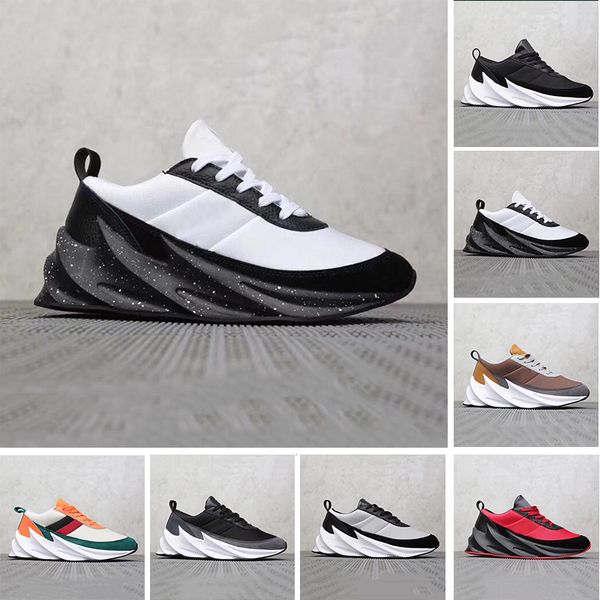 

2019 new sharks concept men running fashion shoes black white outdoor sports sneakers designer fashion 40-45, White;red