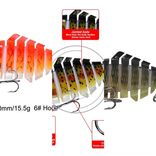 

g4yfv fishing lead-head luya soft set bait hook bait combination set insect double-tailed pheasant set