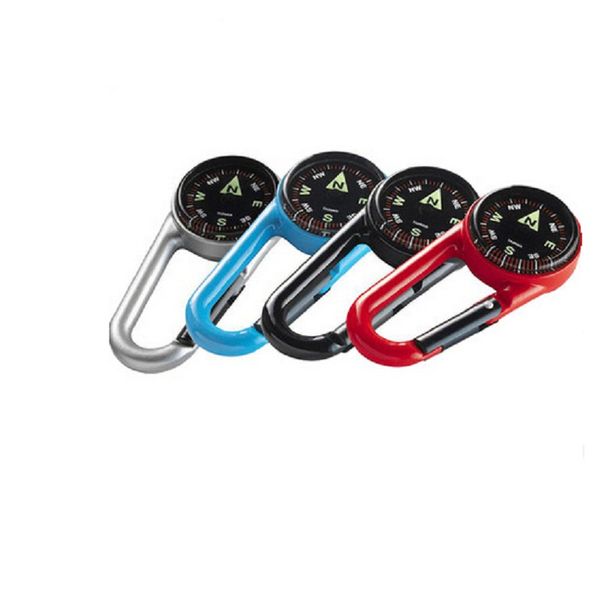 

mini camping hiking compasses light portable aluminum outdoor travel compass navigation wild survival tool hanging ring type