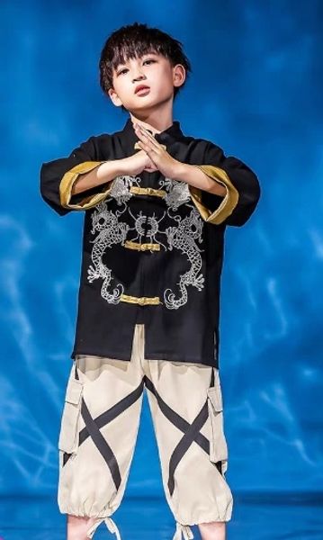 

джаз танцевальные костюмы детские танцы одежда мальчики-стрит мода черный wear дети hip hop шорты сценические костюмы одежда, White