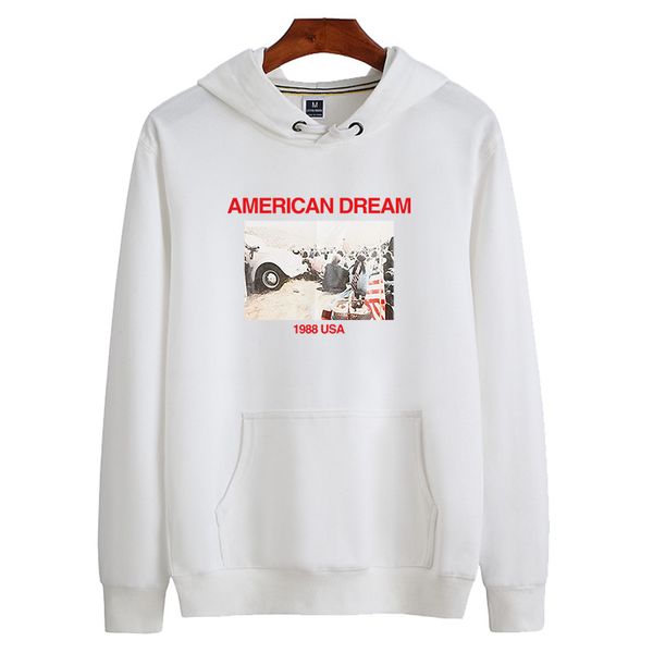 

men's autumn on the new hoodie popular brand teenager casual all-match plus-size combed cotton hooded printed custom men's wear, Black