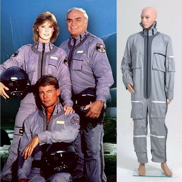

новый airwolf flightsuit комбинезон костюм униформа летный костюм сшитый на заказ, Black;red