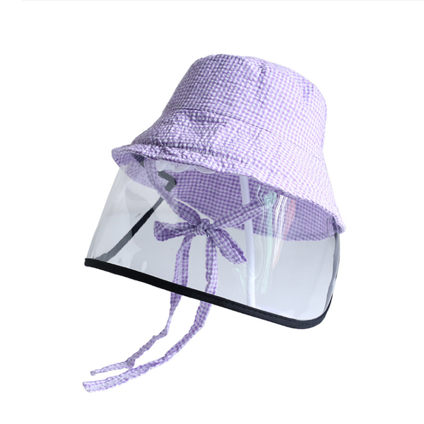 

child protective anti-wind dust anti-fog sun hats anti-dust caps outdoor sunbonnet fisherman hat, Blue;gray