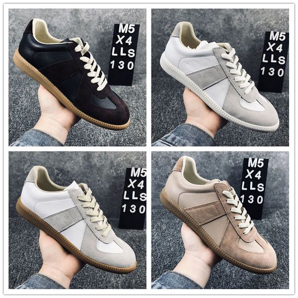 

NEW INS HOT Brand Designed MMargiela Casual Trainers Skateboard Shoes Fashion Canvas Sneakers Sports Shoes For Men Women 35-44 MXLLS 130