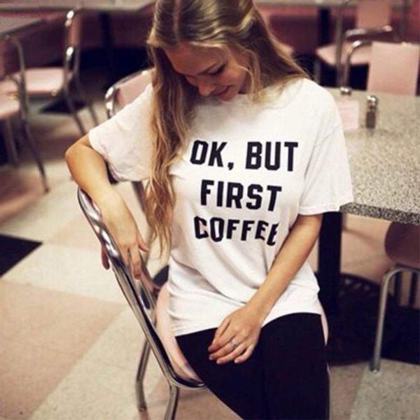

summer women t shirt letter print t-shirt casual short sleeve tee o neck female camisetas mujer, White