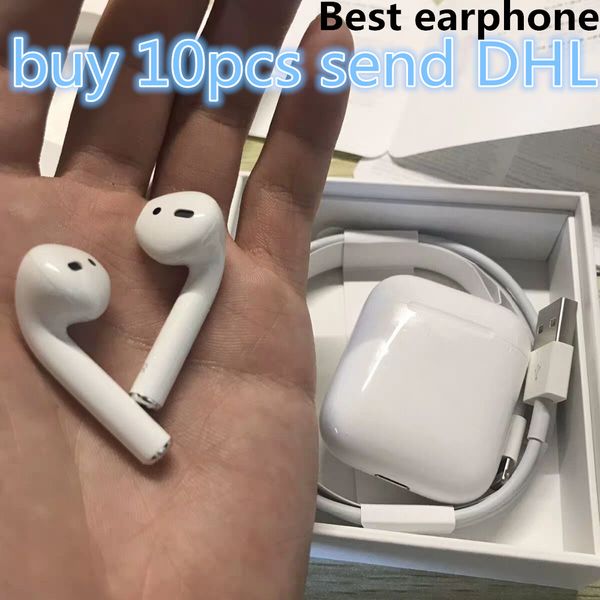 

Luxury w1 chip bluetooth double ear earphone wirele air head et pod with two ear call with touch for io android