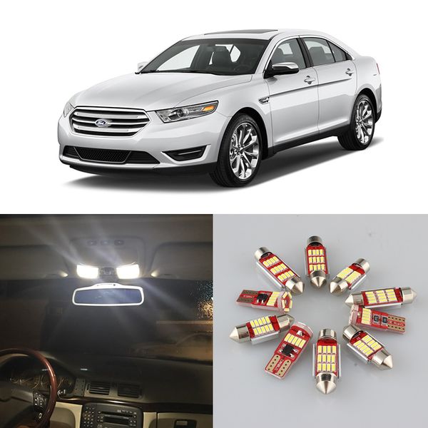 

white car bulbs interior led reading ceiling light kit for 2009-2017 2018 2019 fiesta flex map dome trunk license lamp