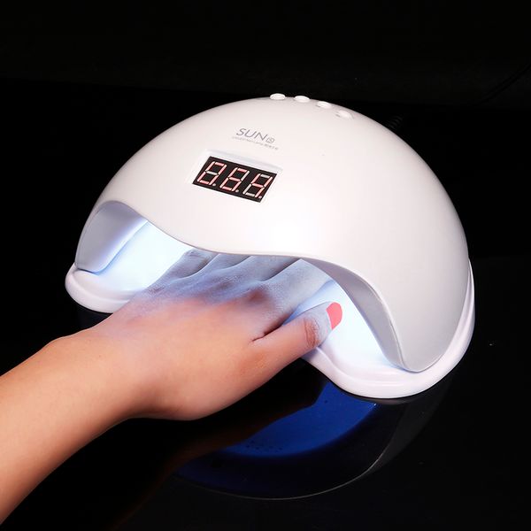 

selfow sun5 uv lamp led nail dryer 48w with lcd timer professional nail dryer polish machine for art curing light eu plug