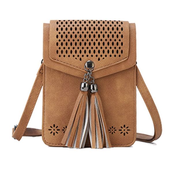 

women handbag shoulder lady tassel crossbody bag tote messenger satchel purse l9be