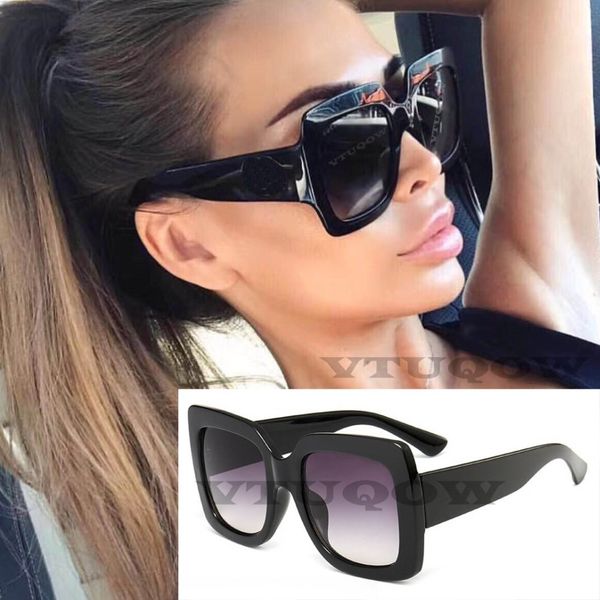 

luxury square sunglasses women brand designer 2019 oversized black vintage sunglass lady sun glasses for women shades uv400 cool, White;black