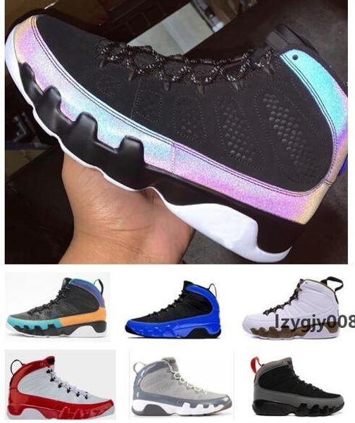 

9s racer blue reflect mens basketball shoes anthracite the spirit mop melo og 9 sports shoes space trainers sneaker size 8-13