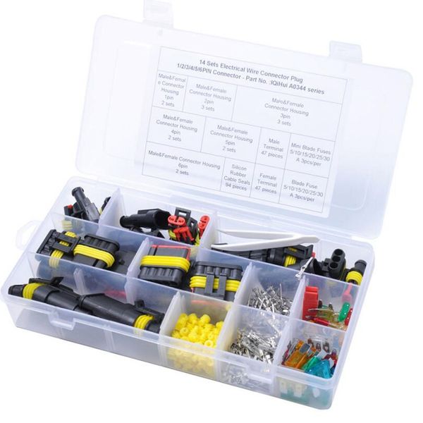 

1/2/3/4/5/6multiple pin car waterproof electrical terminal sealed waterproof electrical automotive wire connector plug terminal