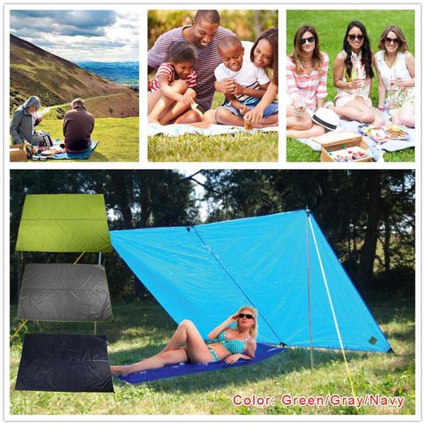

practical camp moisture proof camping cloth tent cloth mat waterproof travel 190tpu2000 3 color picnic outdoors sturdy