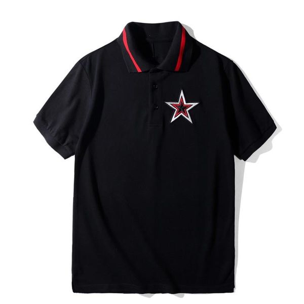 

20ss mens designer t shirt fashion new men women short sleeve mens polos size s-2xl, White;black