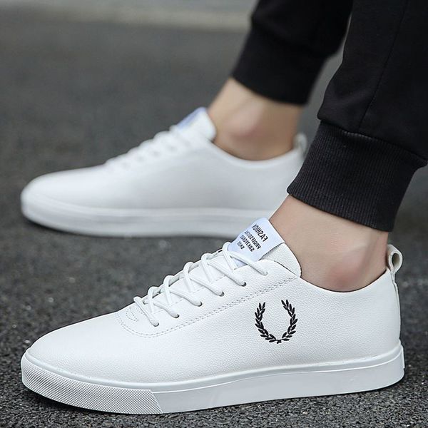 

men shoes spring autumn casual imitation leather flat shoes lace-up low male sneakers tenis masculino adulto nanx45