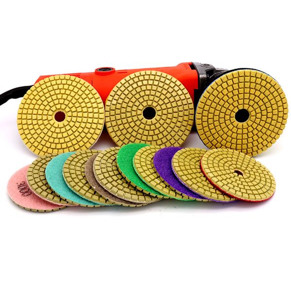 

diamond polishing pads 4 wet granite stone concrete marble disc 50# - 3000#
