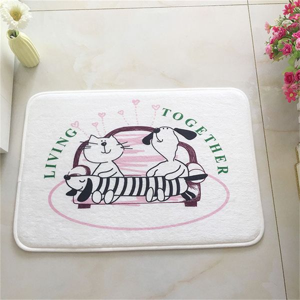 

bedroom carpet home decor floor rug living room non-slip microfiber bath mat anti slip tape wc matten 1 pc white rug pad q