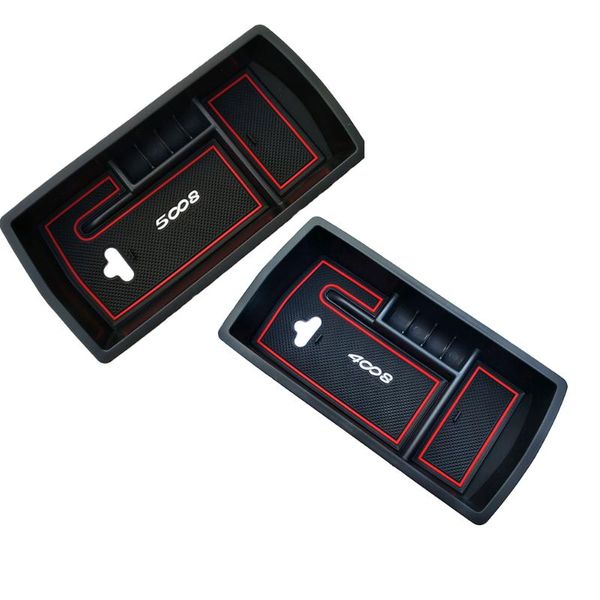 

abs easy install holder practical central console car arm rest storage box container tray bin durable for 5008