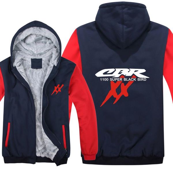 

for cbr 1100 super blackbird xx motorcycles hoodies men fashion coat pullover wool liner jacket sweatshirts hoody