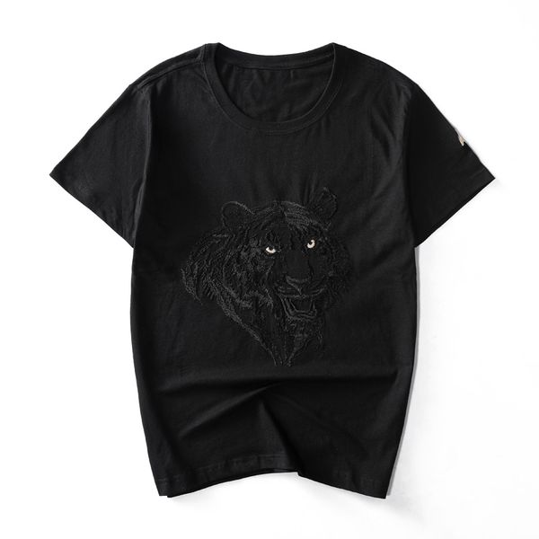 

ready stock - chaopai embroidery, tiger head t-shirt