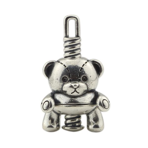 

split bear charm bead silver 925 original beads fit original bracelet jewelry vintage bead for jewelry making beads pendants