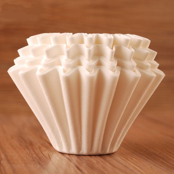 

еффп 50pcs basket кофе фильтры для 1-4cups нет bleach environmental бумажный фильтр natural brown для капельного кофе для бариста кофе фильт