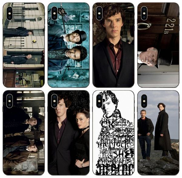 

tongtrade] sherlock holmes door 221b case for iphone 8 7 6s 5 plus x xs 11 pro max samsung m20 m30 m40 huawei p7 htc desire 530 custom case