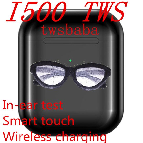 

Контроль i500 TWS воздуха 2 мини Bluetooth наушники PK W1 H1 Датчик Earbuds Wirless зарядки ПК i18 i30 i60