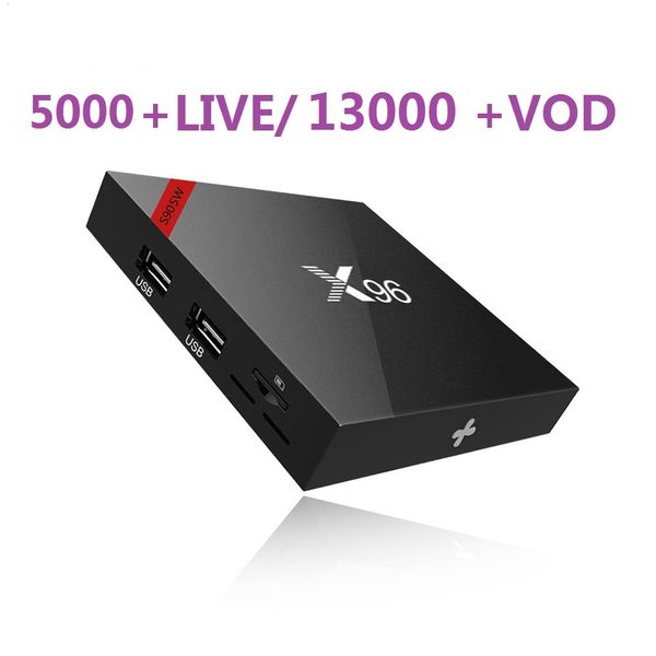 

subtv 1 years and x96w 1+8gb android media player with french arabic