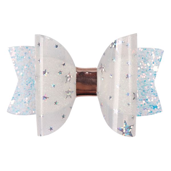 

glitter princess hair bows sequins girl hair clip kids hairpins hairgrip barrettes hair accessories headdress headwear, Black;brown