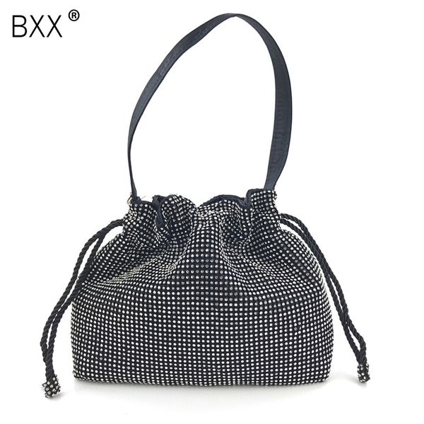 

bxx] 2020 spring new arrival drawstring soft women evening bags small day clutches crystal wedding party handbags purse hl711