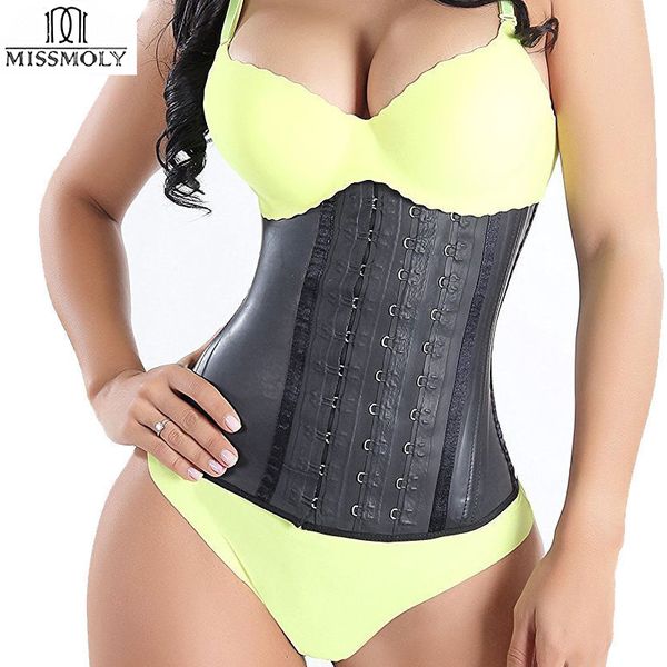 Shapewear Latex Vita Trainer Cintura Dimagrante Vita Cincher Hot Body Shaper Tummy Trimmer Torso lungo Cintura Corsetto Modellante Strap Y19070201