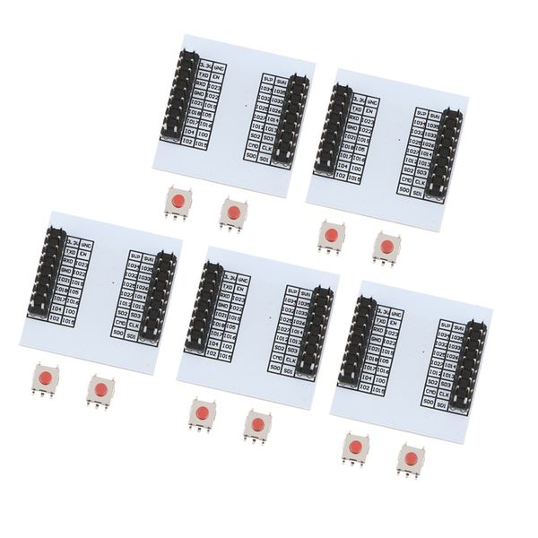 

5pcs esp32s pinboard convertor module adapter board support for esp-32s wireless wifi module