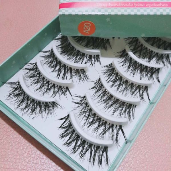 

transparent band false eyelashes 10 styles to choose full handtied messy fake lashes natural series faux eye lashes