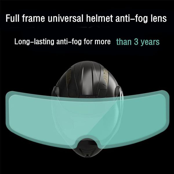 

universal clear pinlock rainproof anti-fog patch visor lens helmet film for k4 ax8 ls2 hjc motorcycle helmets accessories