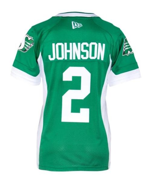 

custom 2019 men saskatchewan roughriders dl micah johnson #2 real full embroidery college jersey or any name or number jersey, Black
