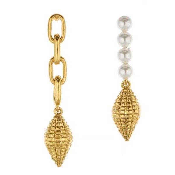 

2020 amybaby womens pearls stud earring jewelry for party, Golden;silver