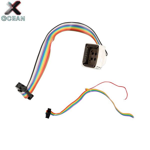 

ak90 cables key programmer adapter 10 pin cable chip data set works together with ak90 key programmer work perfect and ship