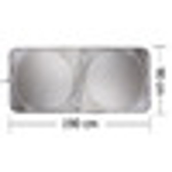 

silver sun visor sun shade windshield auto foldable extra block covers 190*90cm