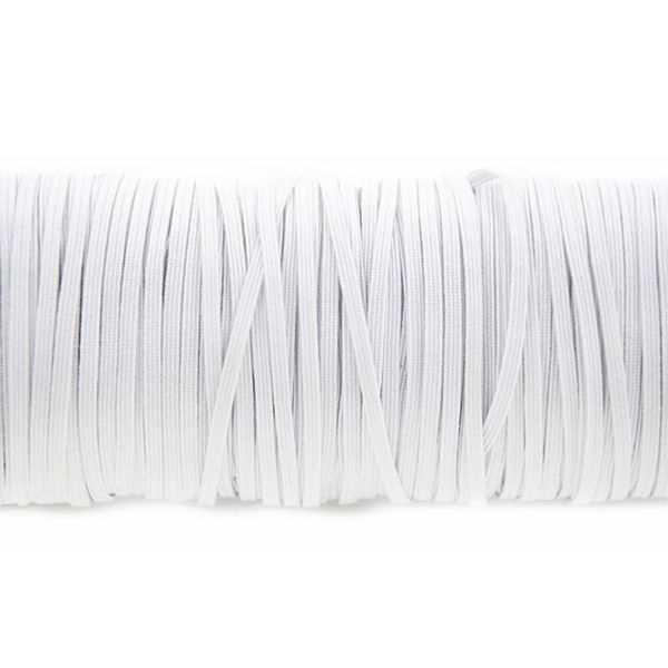 

эластичный бандаж веревка упругие веревки белые сверхмощные трикотажные плетеный катушка маска для подвешивания подходит, Black;white