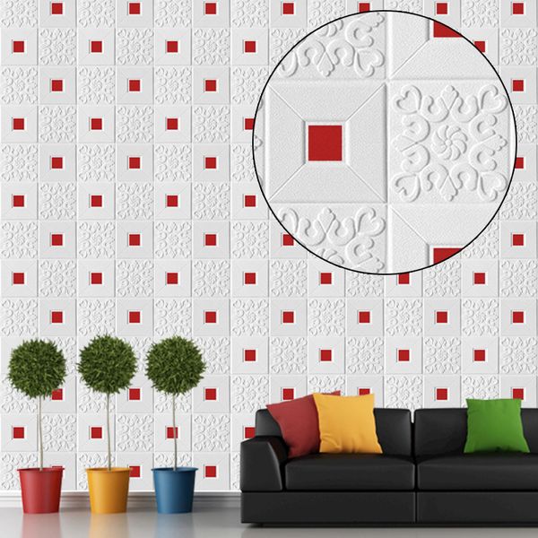 

ceiling wall stickers roof decoration wallpaper self adhesive 3d foam waterproof diy home decor kid room kitchen tv background