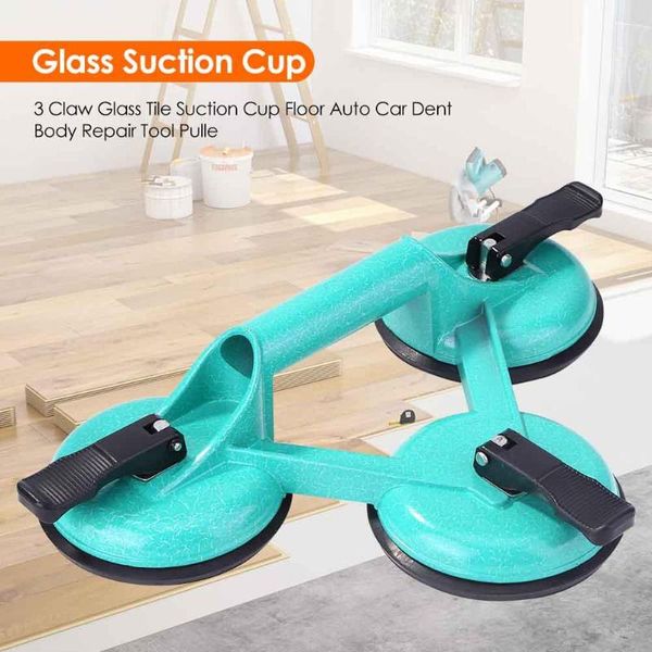 

3 claw sucker aluminum alloy glass puller dent remover fixed tile suction cup with strong power car pull tool accessory