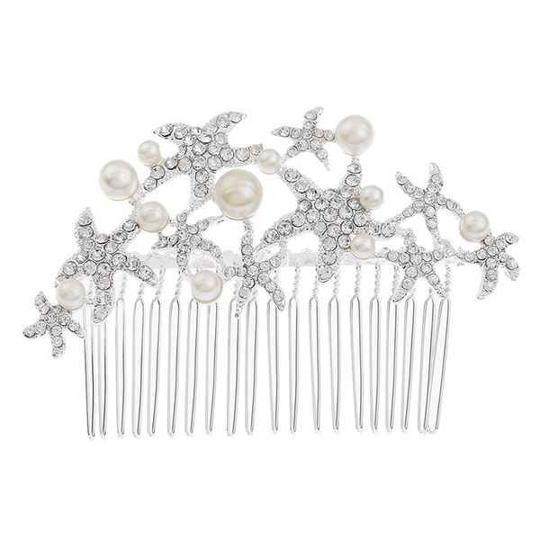 

wedding party 10x6cm hairpins beaded flower leaf headwear of bride crown diamond headwear for bride acting initiation graduation rs-137, Golden;silver