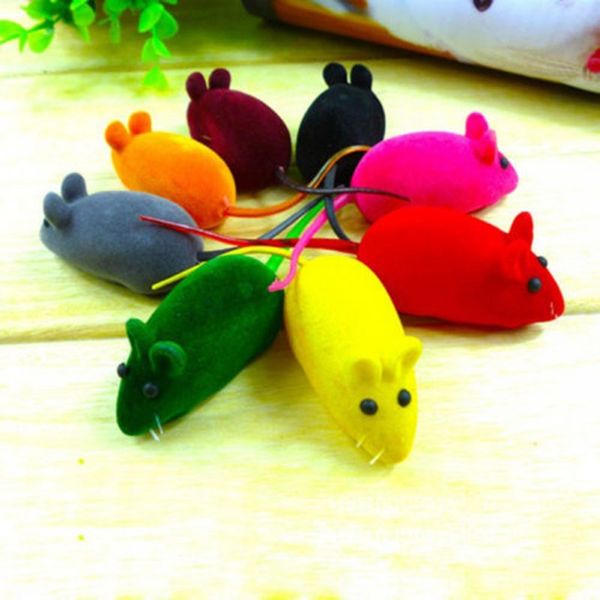 

new little mouse toy noise sound squeak rat playing gift for kitten cat play 6*3*2.5cm