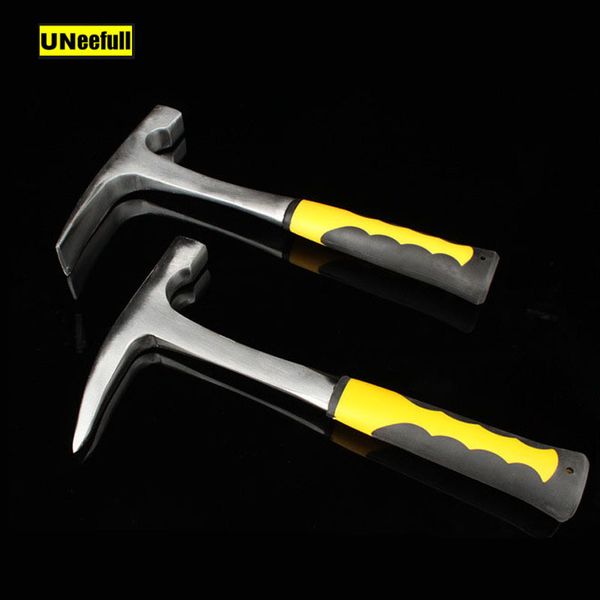 

uneefull professional geology hammer with sharp mouth, flat head hammer pointed head for rock pick