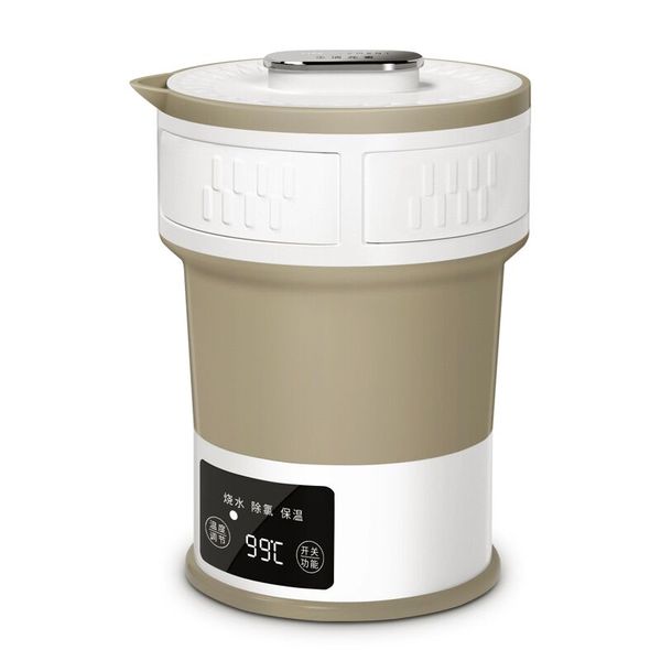 

folding electric kettle travel assistant 304 stainless steel safety and hygiene