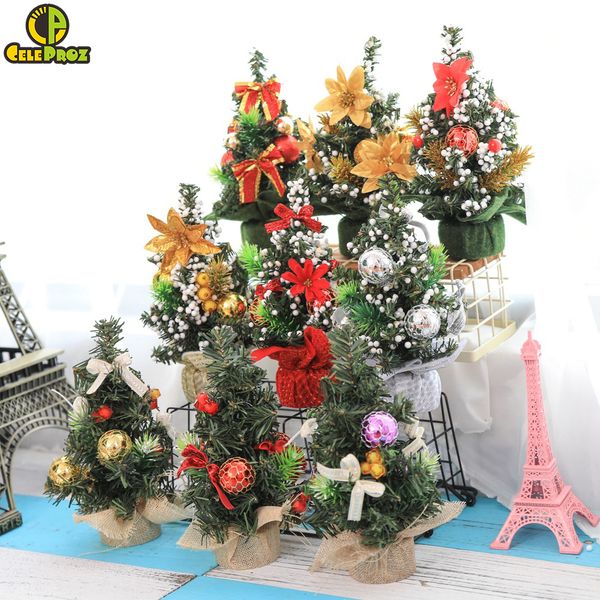 

1 шт. мини рождественская елка xmas flower table centerpiece дерево декорция орнамент партия воздушный шар тяжелее рождественские поставки